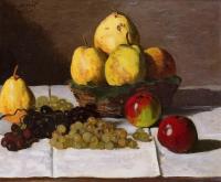 Monet, Claude Oscar - Still Life with Pears and Grapes